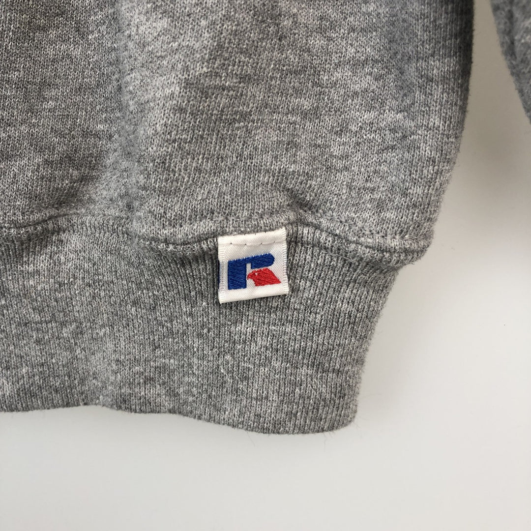 Vintage 90'S Russell ATHLETIC college sweatshirt, size XL, men's polyester gray type Vintage Second Hand