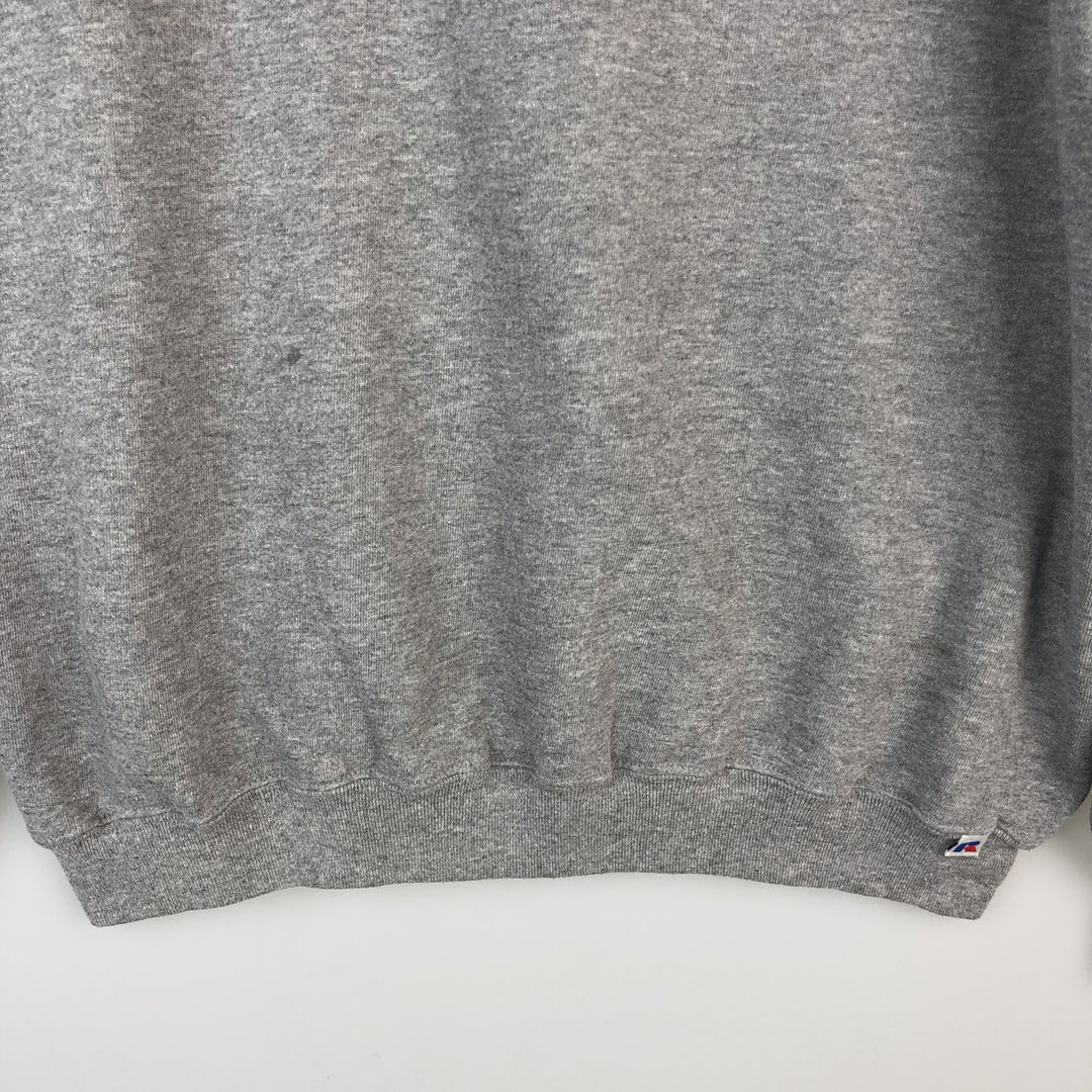 Vintage 90'S Russell ATHLETIC college sweatshirt, size XL, men's polyester gray type Vintage Second Hand