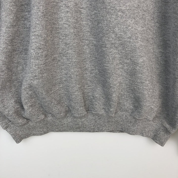 Vintage 90'S Russell ATHLETIC college sweatshirt, size XL, men's polyester gray type Vintage Second Hand