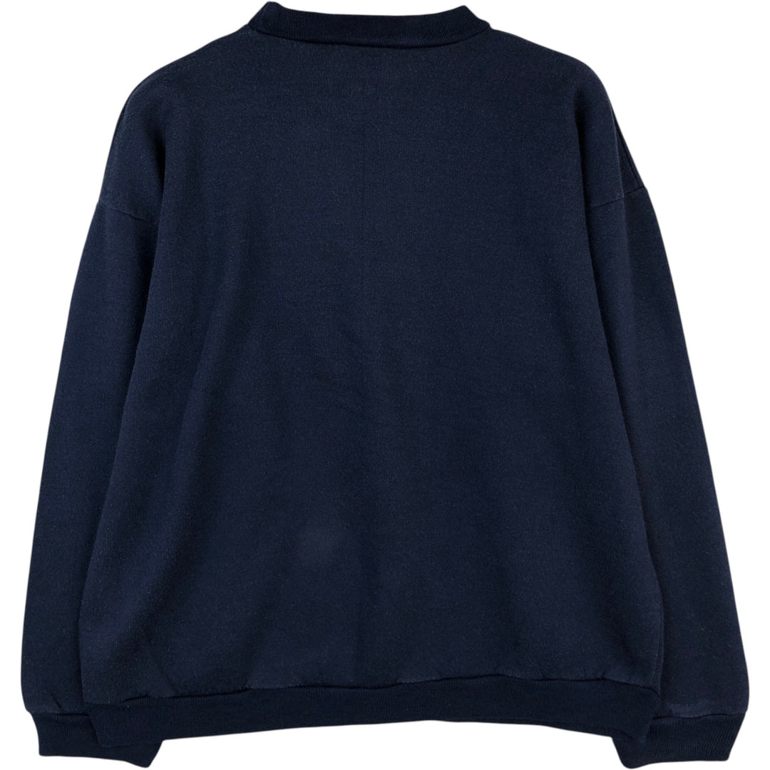 DISENO TSS SOUVENIR EXCLUSIVO Triple Print College Sweatshirt (Men's Size M) cotton navy blue type Vintage Second Hand