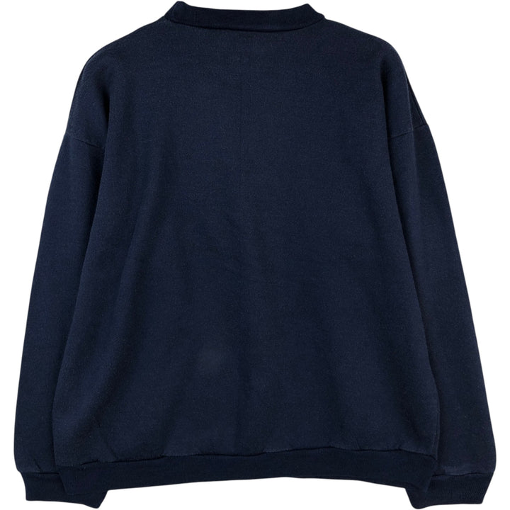 DISENO TSS SOUVENIR EXCLUSIVO Triple Print College Sweatshirt (Men's Size M) cotton navy blue type Vintage Second Hand