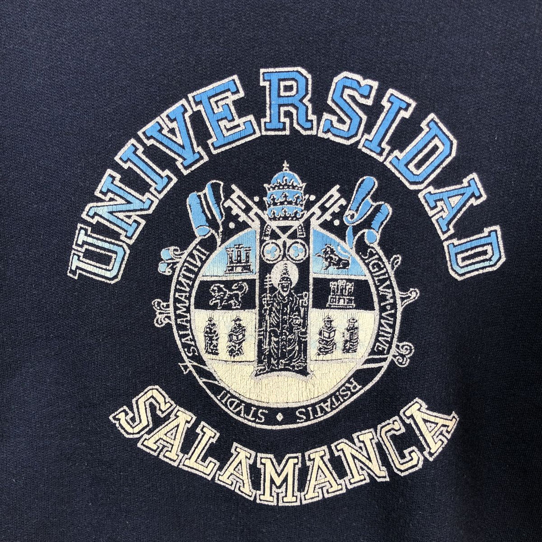 DISENO TSS SOUVENIR EXCLUSIVO Triple Print College Sweatshirt (Men's Size M) cotton navy blue type Vintage Second Hand