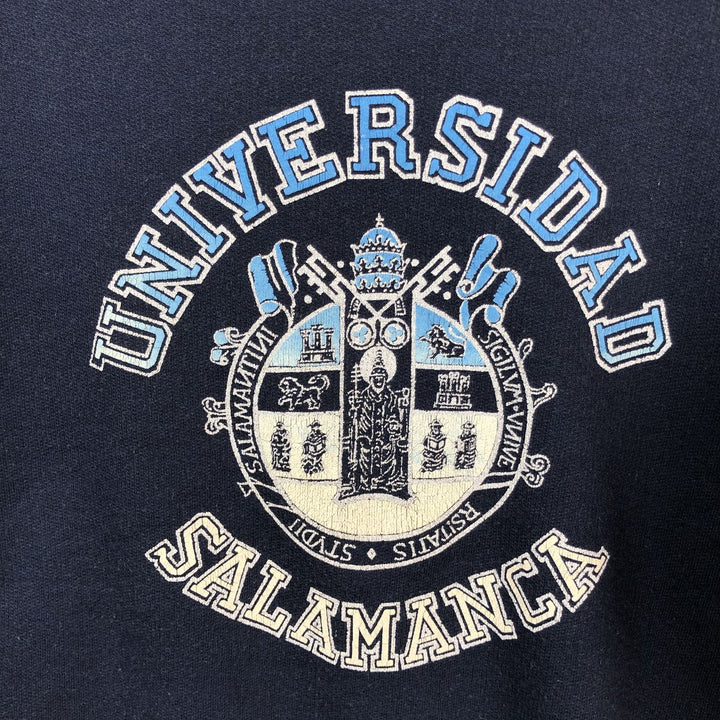 DISENO TSS SOUVENIR EXCLUSIVO Triple Print College Sweatshirt (Men's Size M) cotton navy blue type Vintage Second Hand