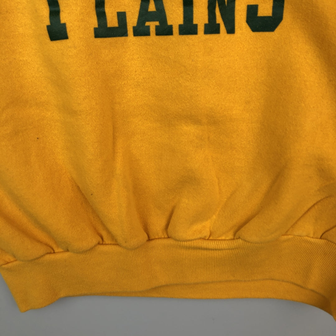 90'S Jerzees Eagle Pattern College Sweatshirt, Made in USA, Men's XL (approx.), Vintage cotton yellow type Vintage Second Hand