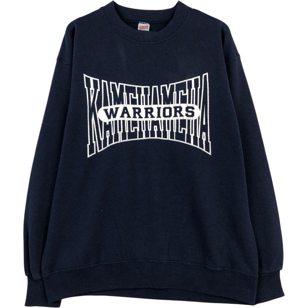 90'S Sophie College Sweatshirt, Made in USA, Men's Size L (approx.), Vintage polyester navy blue type Vintage Second Hand
