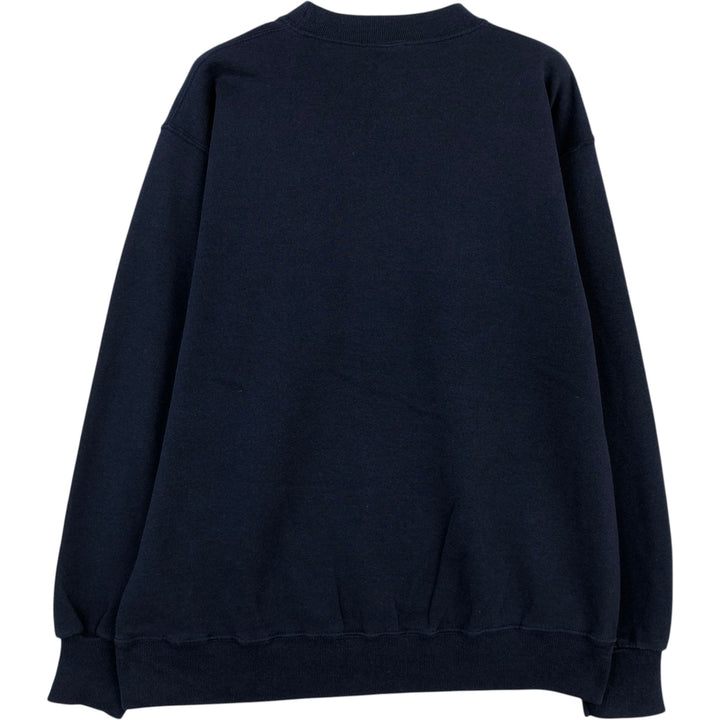 90'S Sophie College Sweatshirt, Made in USA, Men's Size L (approx.), Vintage polyester navy blue type Vintage Second Hand