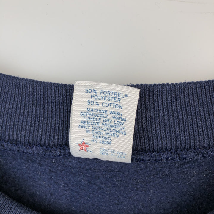 90'S Sophie College Sweatshirt, Made in USA, Men's Size L (approx.), Vintage polyester navy blue type Vintage Second Hand