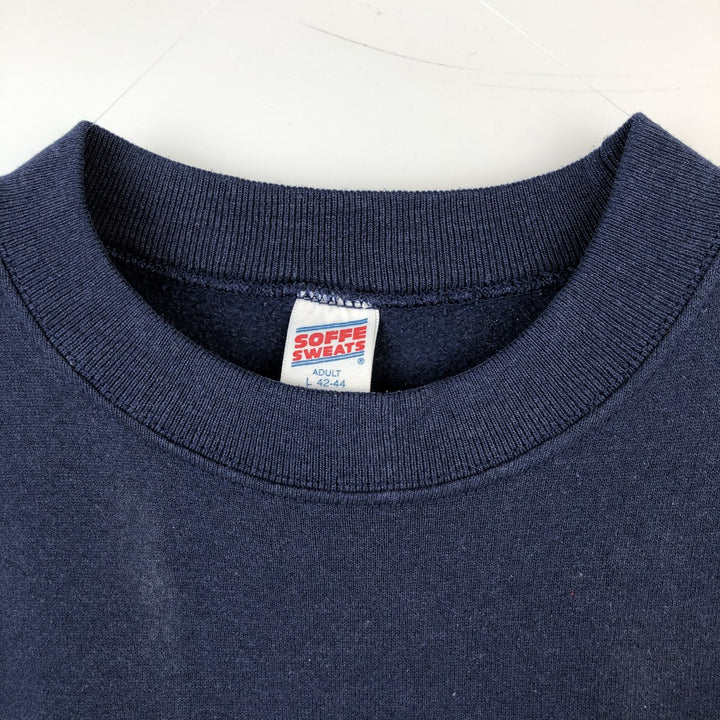 90'S Sophie College Sweatshirt, Made in USA, Men's Size L (approx.), Vintage polyester navy blue type Vintage Second Hand