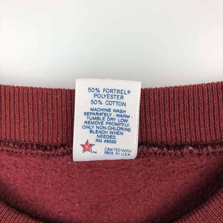 80'S Sofie Sweats Triple Print College Sweatshirt, Made in USA, Men's Size L (Equivalent), Vintage cotton red type Vintage Second Hand