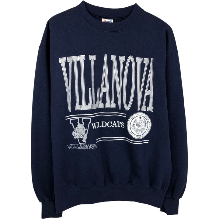 90s-00'S Hanes ACTIVEWEAR College Sweatshirt, Made in USA, Men's XL equivalent. cotton navy blue type Vintage Second Hand