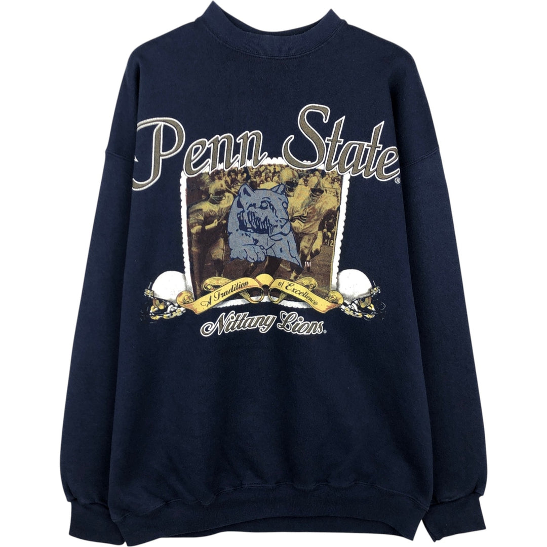 BRIAR CREEK PENN STATE Pennsylvania State University College Sweatshirt, Made in USA, Size XL cotton navy blue type Vintage Second Hand