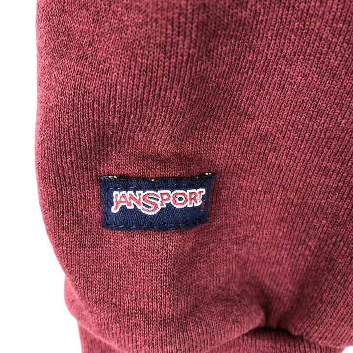 Jansport College Sweatshirt, Made in USA, Men's Size XL cotton red type reddish brown Vintage Second Hand