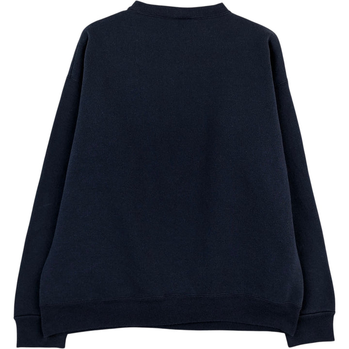 80s-90'S LOGO 7 INC NOTRE DAME University of Notre Dame College Sweatshirt, Men's Size L (approx.), Vintage unclear navy blue type Vintage Second Hand