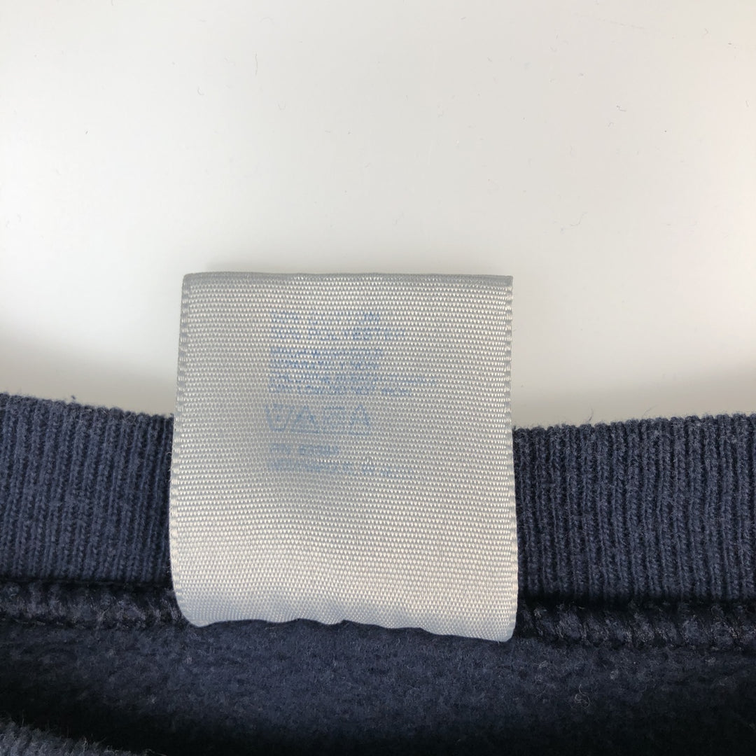 80s-90'S LOGO 7 INC NOTRE DAME University of Notre Dame College Sweatshirt, Men's Size L (approx.), Vintage unclear navy blue type Vintage Second Hand