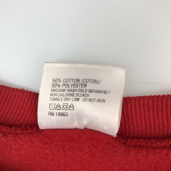 90'S TNT Ohio State University Triple Print College Sweatshirt, Made in USA, Men's XL (approx.) Vintage cotton red type Vintage Second Hand