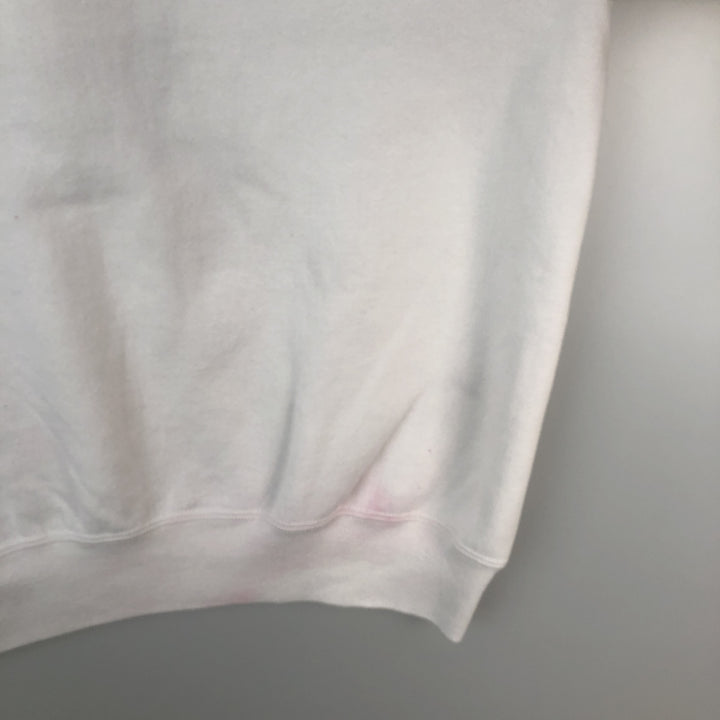 90'S Russell College Sweatshirt, Made in USA, Men's XL, Vintage cotton white type Vintage Second Hand