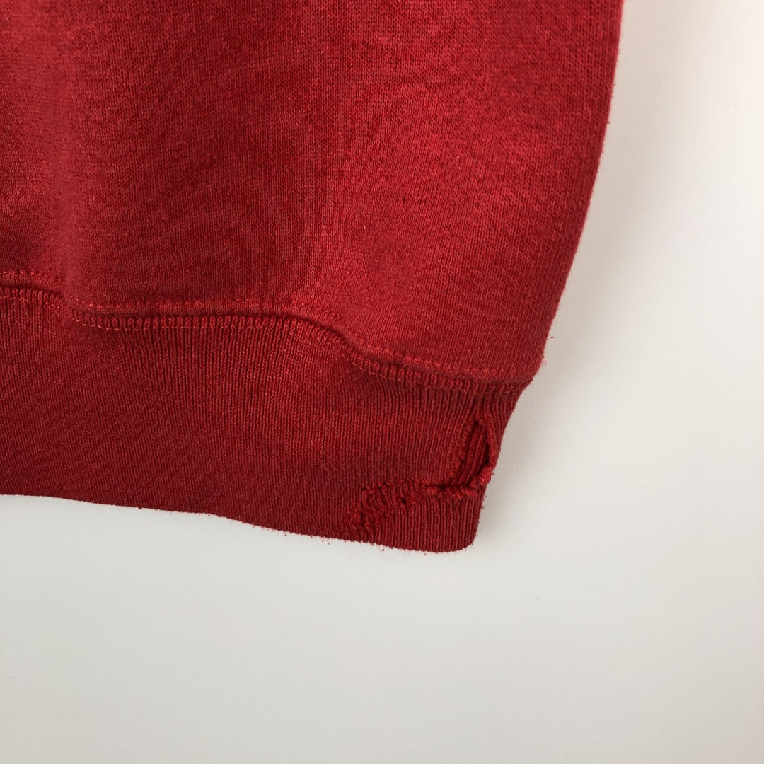 Vintage 90'S Jansport college sweatshirt, made in the USA, size L, men's polyester red type Vintage Second Hand