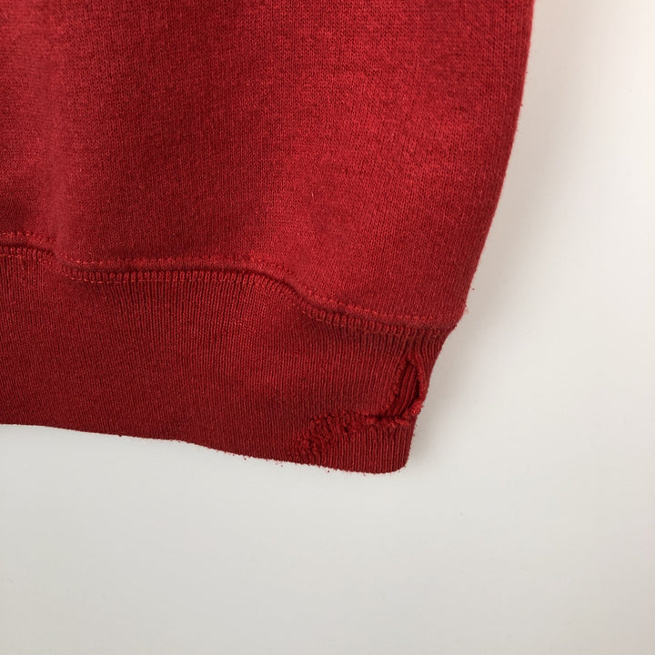 Vintage 90'S Jansport college sweatshirt, made in the USA, size L, men's polyester red type Vintage Second Hand