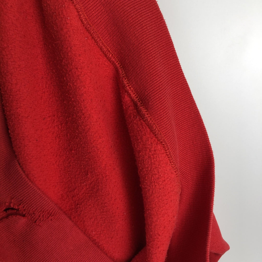 Vintage 90'S Jansport college sweatshirt, made in the USA, size L, men's polyester red type Vintage Second Hand
