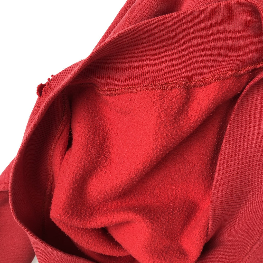 Vintage 90'S Jansport college sweatshirt, made in the USA, size L, men's polyester red type Vintage Second Hand