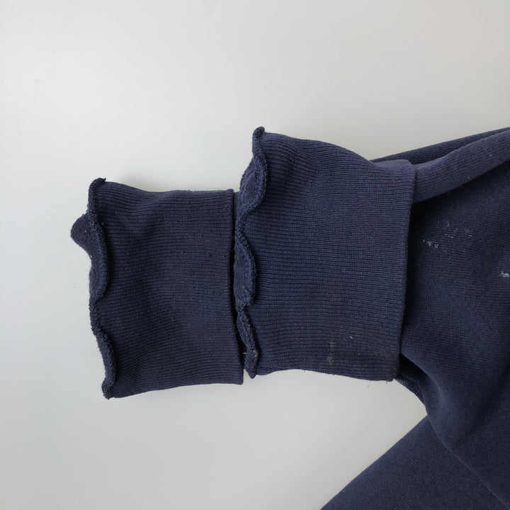 Vintage 90'S Jansport college sweatshirt, made in the USA, size L, men's cotton navy blue type Vintage Second Hand