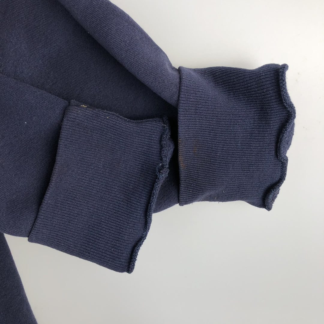 Vintage 90'S Jansport college sweatshirt, made in the USA, size L, men's cotton navy blue type Vintage Second Hand