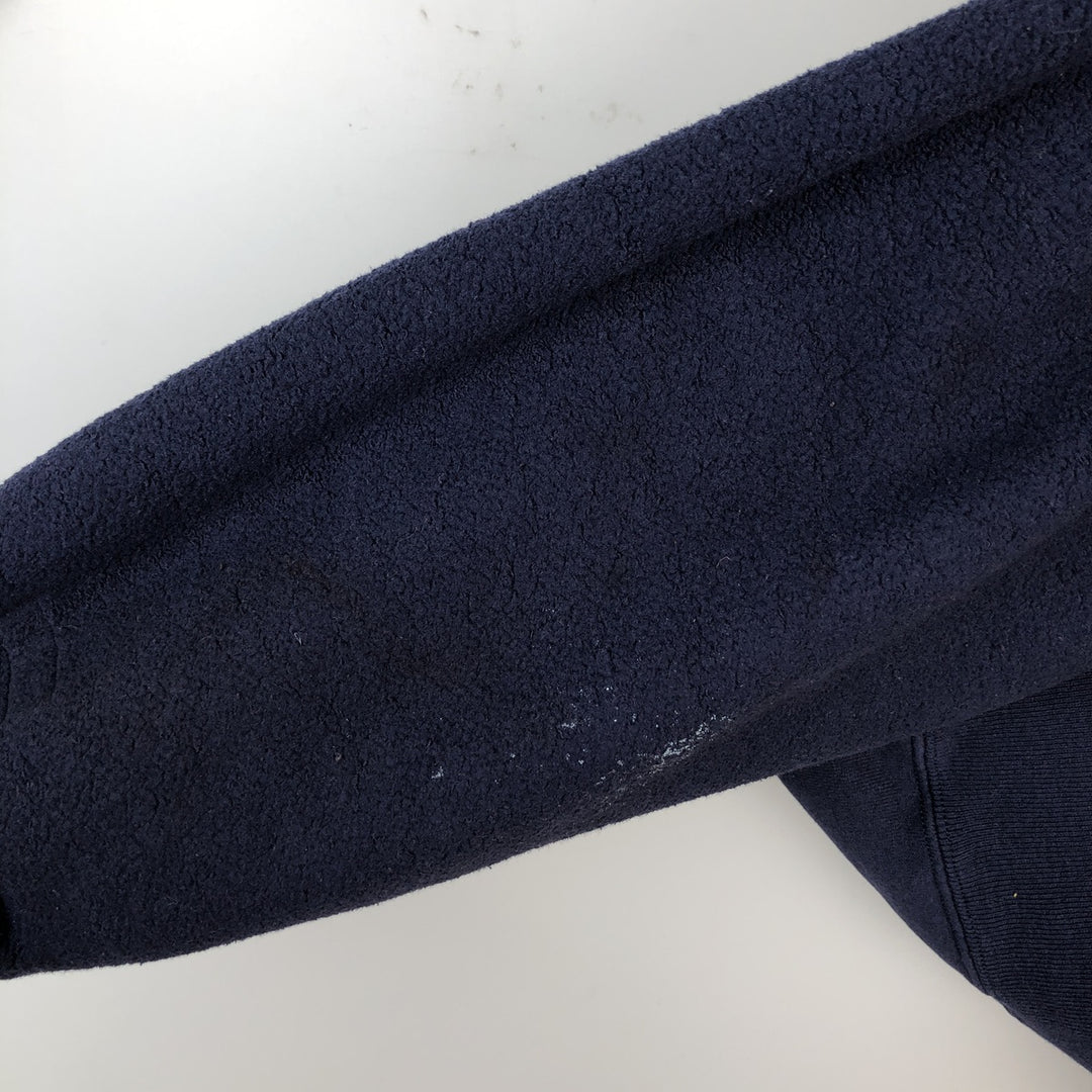 Vintage 90'S Jansport college sweatshirt, made in the USA, size L, men's cotton navy blue type Vintage Second Hand