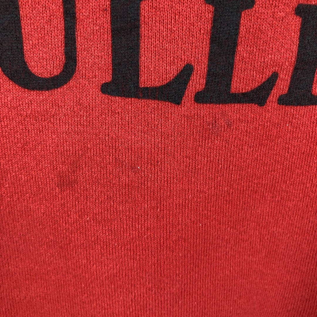 80'S Sophie Soffe Triple Print College Sweatshirt, Made in USA, Men's XL (approx.), Vintage cotton red type Vintage Second Hand