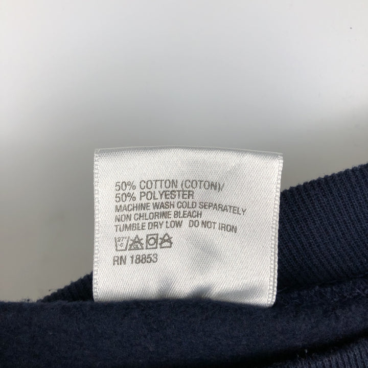 TRAU&LOEVNER TNT Notre Dame University Fighting Irish College Character Sweatshirt cotton navy blue type Vintage Second Hand