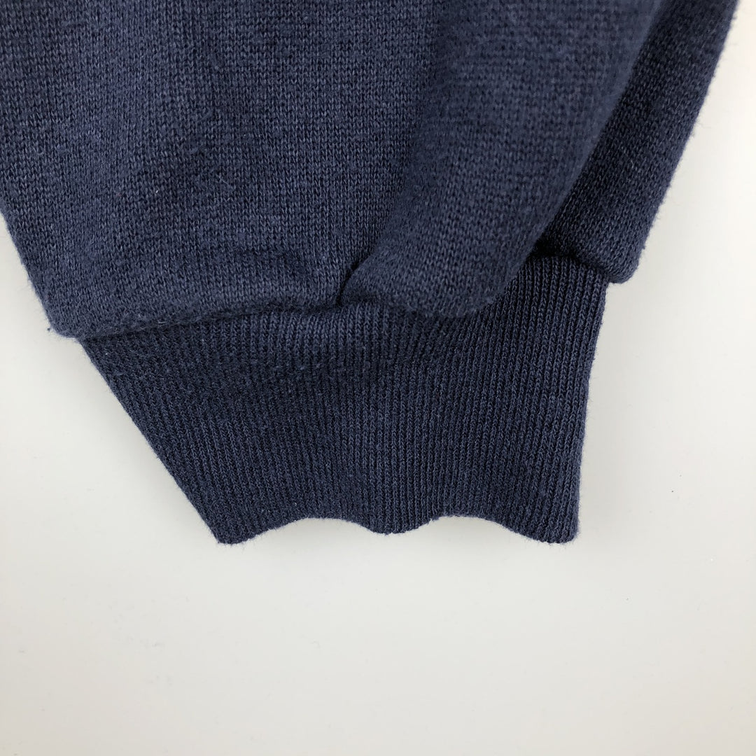 TRAU&LOEVNER TNT Notre Dame University Fighting Irish College Character Sweatshirt cotton navy blue type Vintage Second Hand