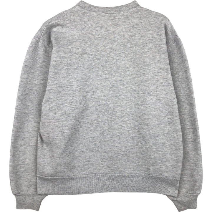 80s-90'S Jerzees College Sweatshirt, Made in USA, Men's Size M (approx.), Vintage cotton gray type Vintage Second Hand