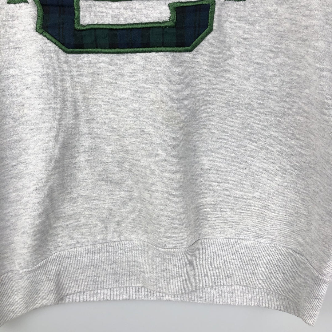 80s-90'S Jerzees College Sweatshirt, Made in USA, Men's Size M (approx.), Vintage cotton gray type Vintage Second Hand