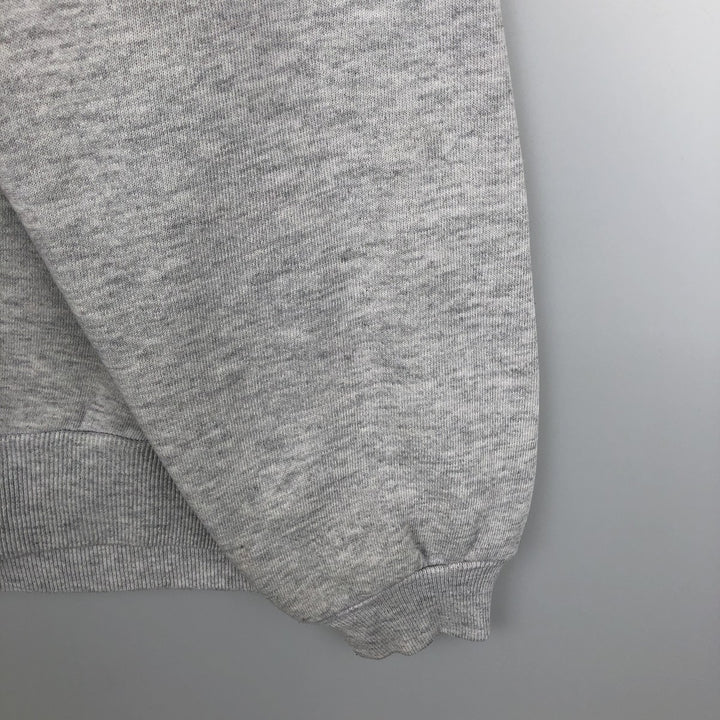 80s-90'S Jerzees College Sweatshirt, Made in USA, Men's Size M (approx.), Vintage cotton gray type Vintage Second Hand