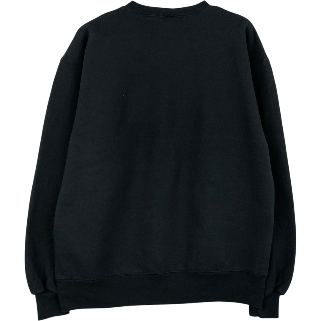 Vintage 80s-90'S Russell college sweatshirt, made in the USA, size L, men's cotton navy blue type Vintage Second Hand