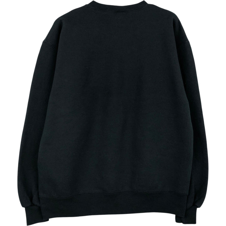 Vintage 80s-90'S Russell college sweatshirt, made in the USA, size L, men's cotton navy blue type Vintage Second Hand