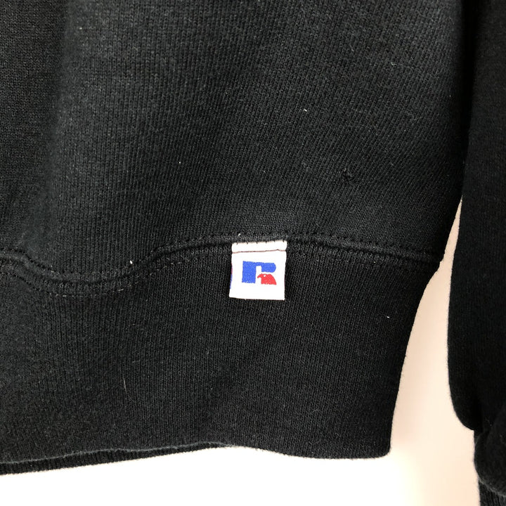 Vintage 80s-90'S Russell college sweatshirt, made in the USA, size L, men's cotton navy blue type Vintage Second Hand