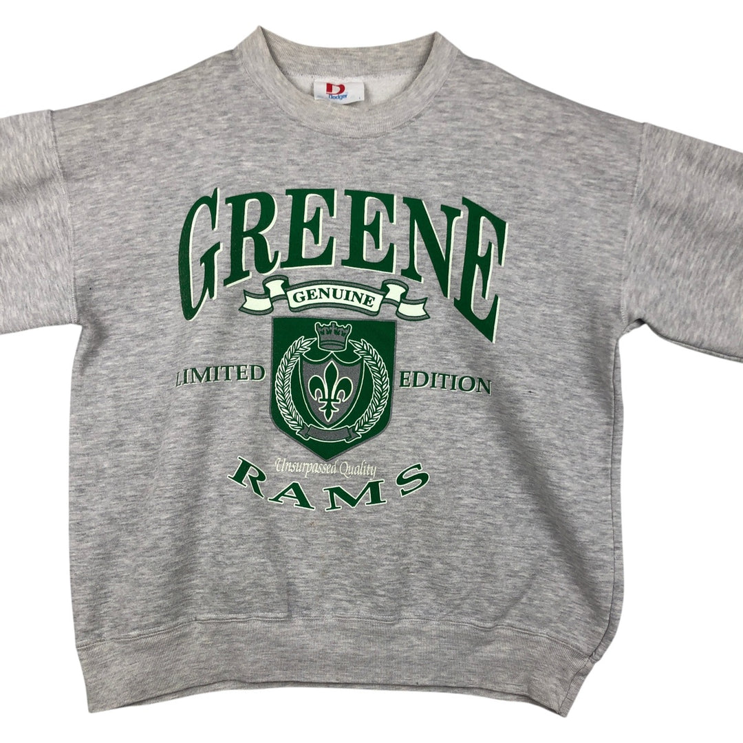 Vintage 90'S DODGER college sweatshirt, made in the USA, size L, men's cotton gray type Vintage Second Hand