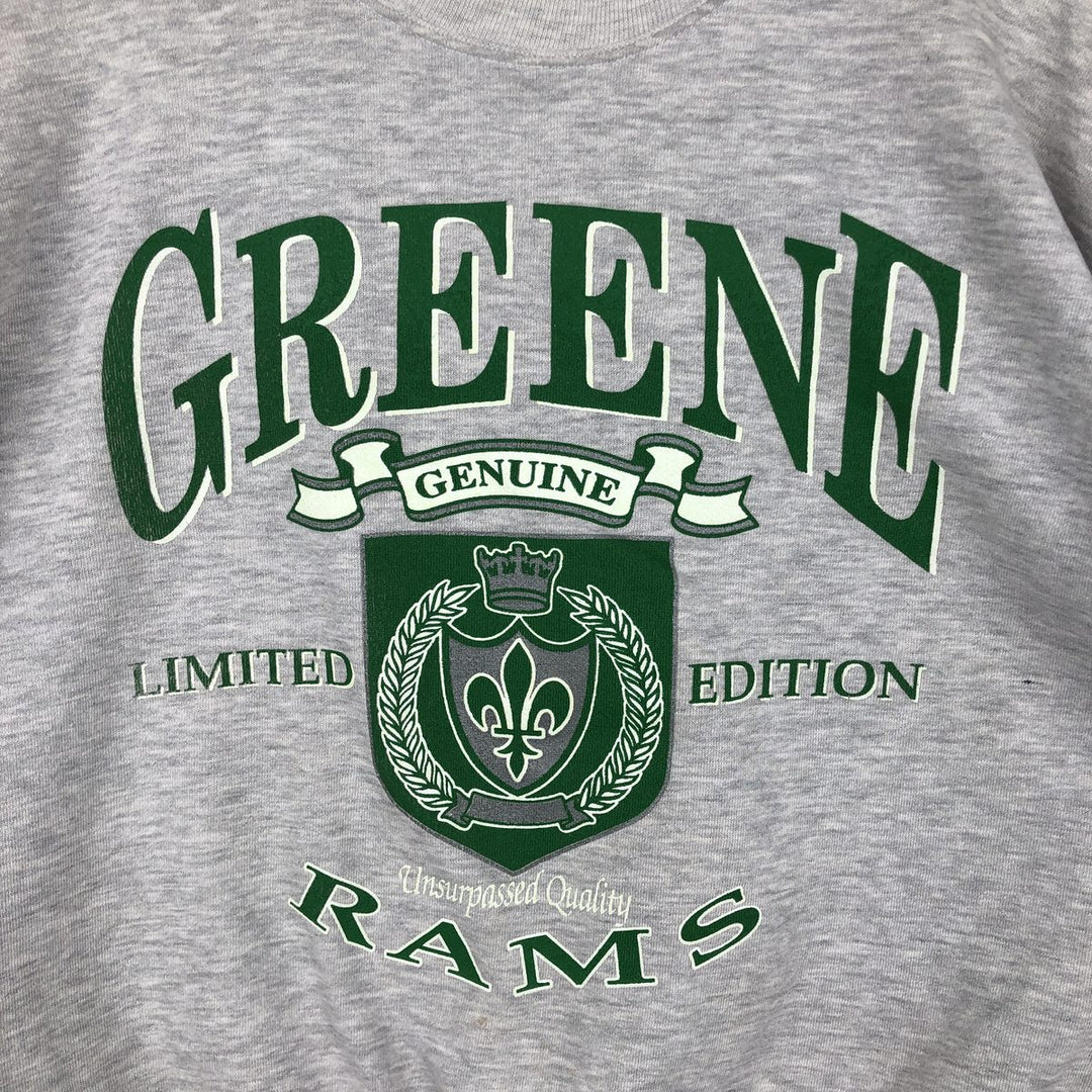 Vintage 90'S DODGER college sweatshirt, made in the USA, size L, men's cotton gray type Vintage Second Hand