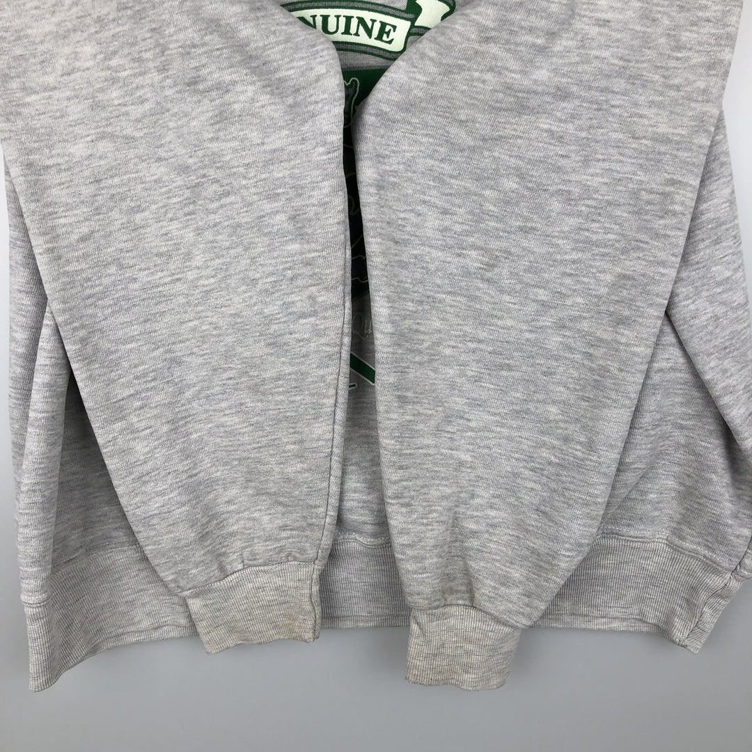 Vintage 90'S DODGER college sweatshirt, made in the USA, size L, men's cotton gray type Vintage Second Hand