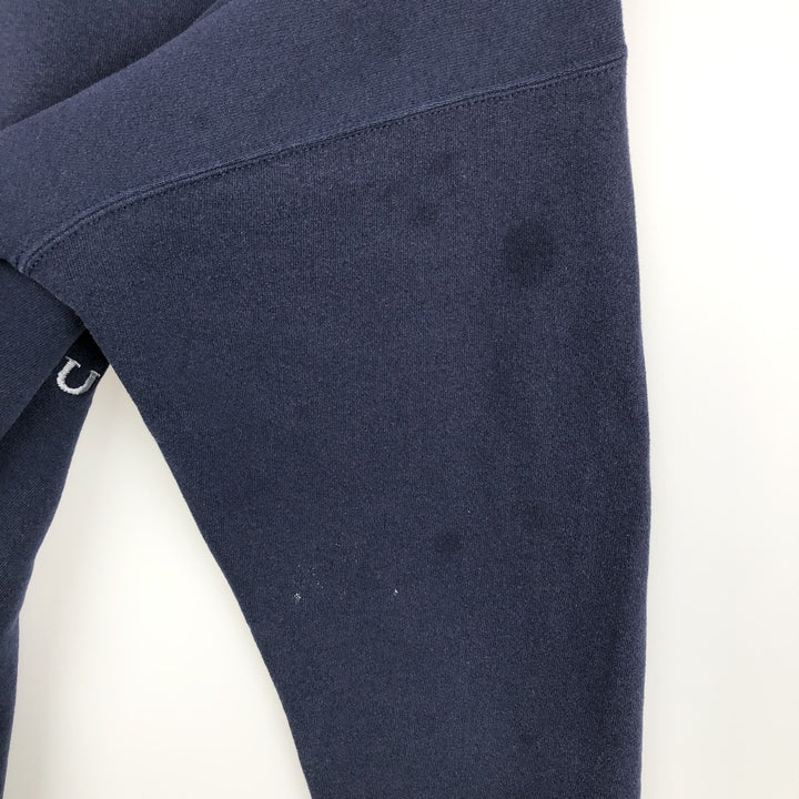 90'S Nutmeg NUTMEG College Sweatshirt, Made in USA, Men's Size XL, Vintage cotton navy blue type Vintage Second Hand