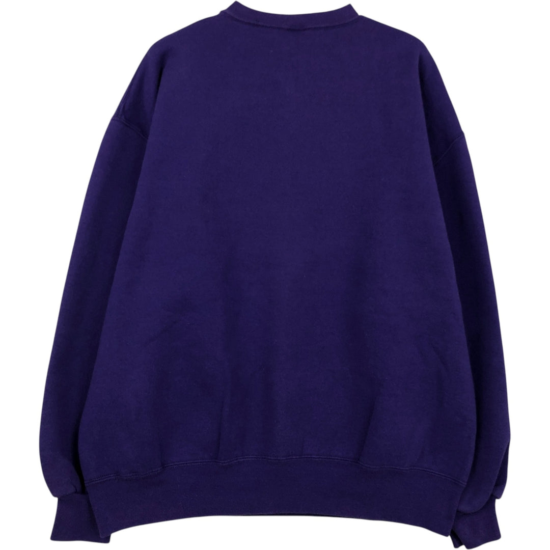 Vintage 90'S Russell ATHLETIC college sweatshirt, made in the USA, size XL, men's cotton purple type Vintage Second Hand