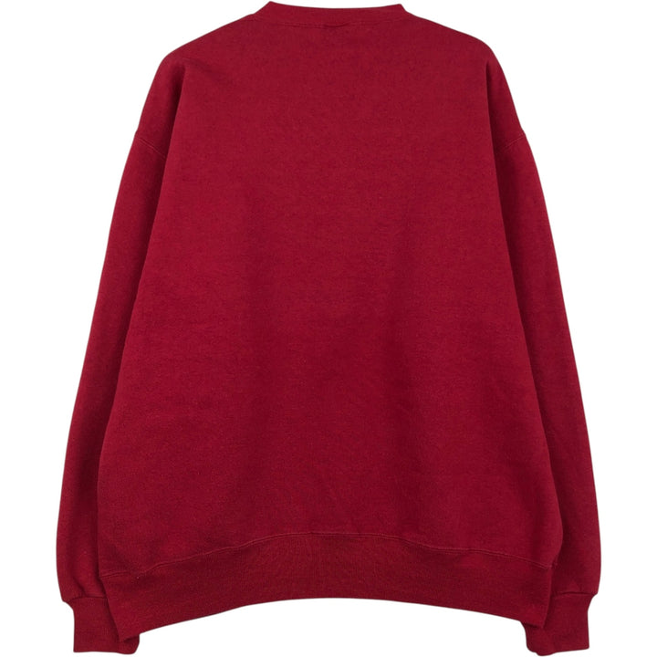 Vintage 90'S Russell ATHLETIC college sweatshirt, made in the USA, size XL, men's cotton red type Vintage Second Hand