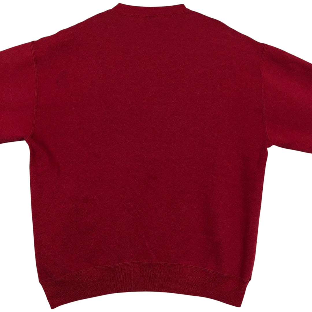 Vintage 90'S Russell ATHLETIC college sweatshirt, made in the USA, size XL, men's cotton red type Vintage Second Hand