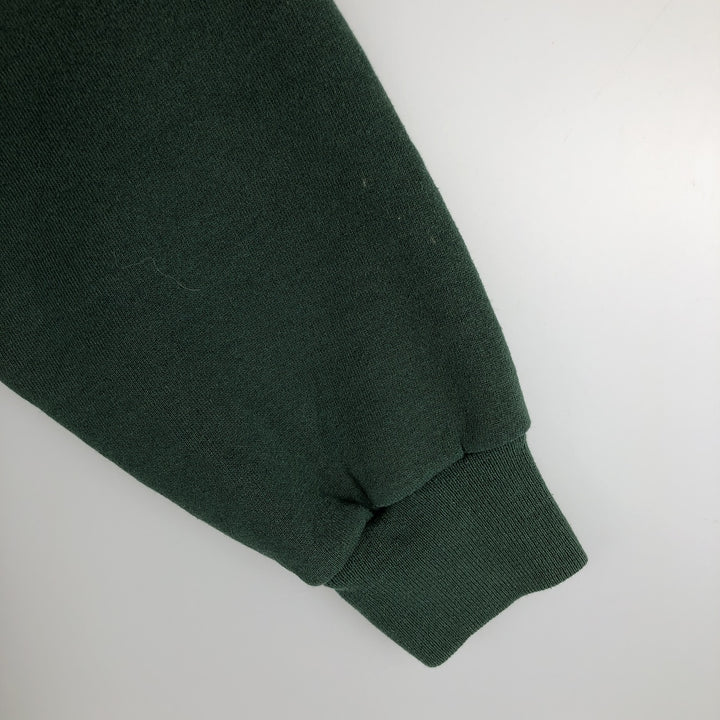 90'S Jansport College Sweatshirt, Made in USA, Men's XL, Vintage cotton green type Vintage Second Hand