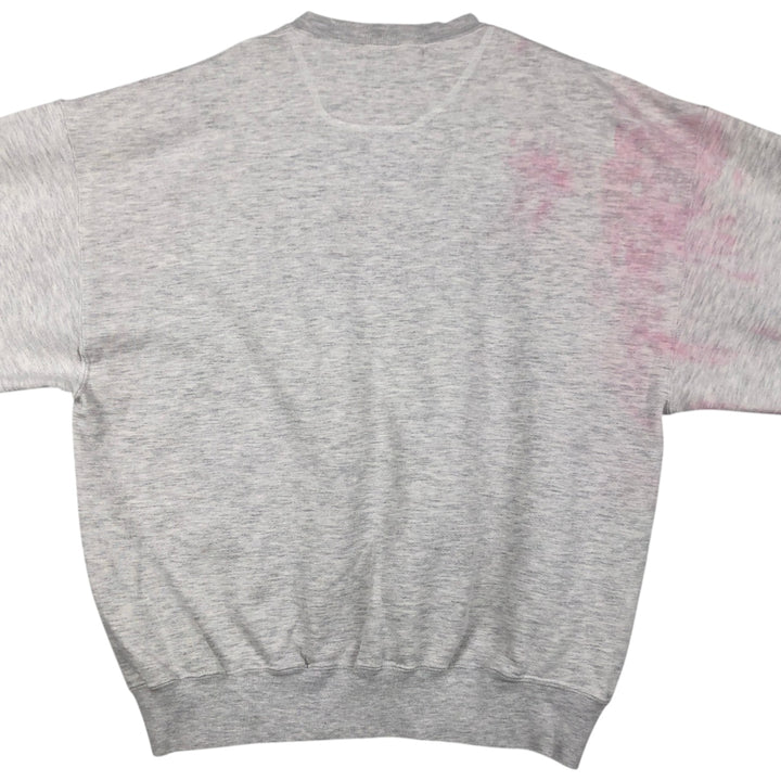Jerzees Cotton Sweatshirt College Sweatshirt, Made in USA, Men's Size XL (approx.) cotton white type Vintage Second Hand