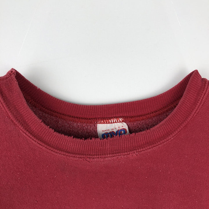 90'S MVP PRO WEAVE College Sweatshirt, Made in USA, Men's XL equivalent, Vintage cotton red type Vintage Second Hand