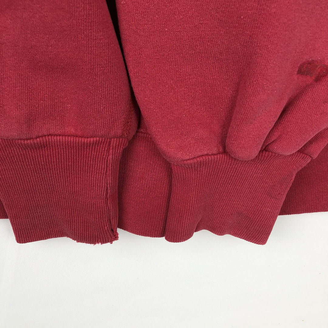 90'S MVP PRO WEAVE College Sweatshirt, Made in USA, Men's XL equivalent, Vintage cotton red type Vintage Second Hand