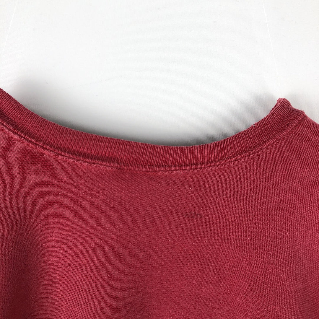 90'S MVP PRO WEAVE College Sweatshirt, Made in USA, Men's XL equivalent, Vintage cotton red type Vintage Second Hand