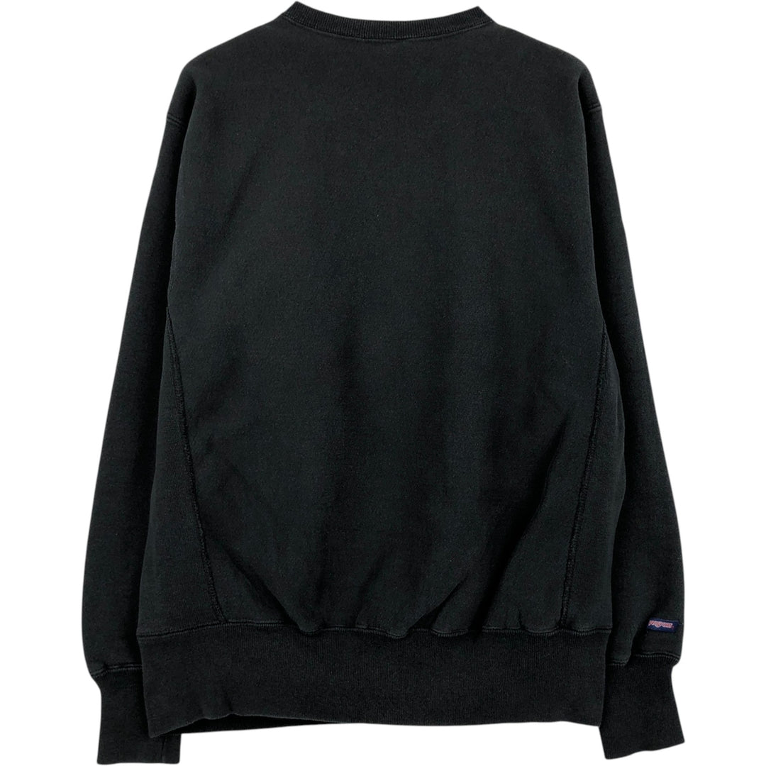 Vintage 90'S Jansport college sweatshirt, made in the USA, size L, men's unclear black type Vintage Second Hand