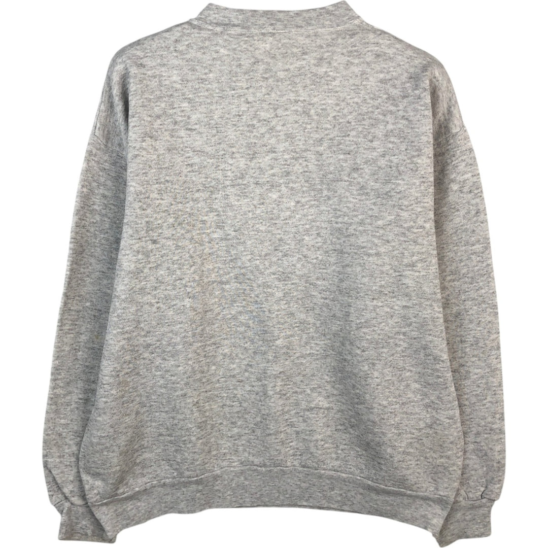 90'S TULTEX MAXIMUM SWEATS Printed Sweatshirt, Men's Size L (approx.), Vintage cotton pale white type Vintage Second Hand